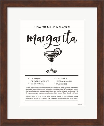 Framed Margarita Print