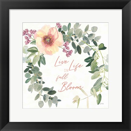 Framed Boho Bouquet  XII Print