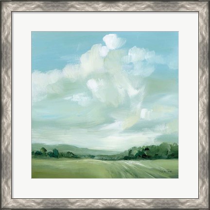 Framed Summer Clouds Print