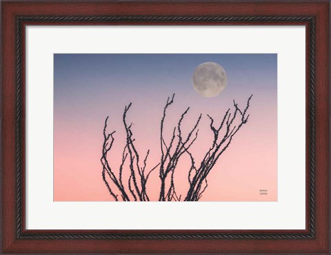 Framed Reaching Up Moon Print