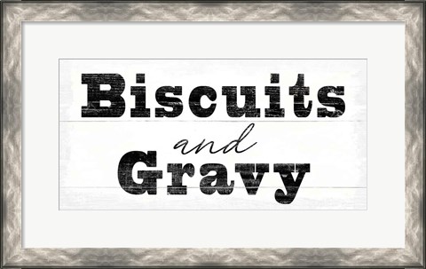 Framed Biscuits and Gravy Print