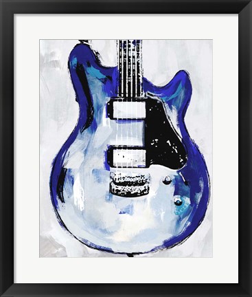 Framed Electric Blues II Print