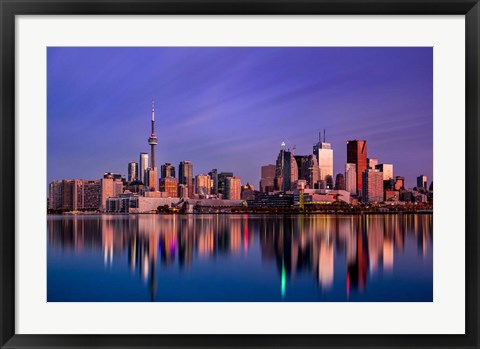 Framed Toronto Sunrise Print