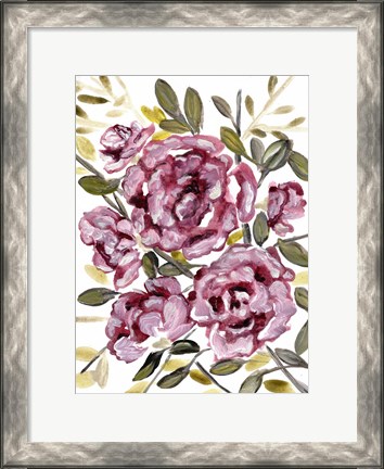Framed Gentle Roses Print