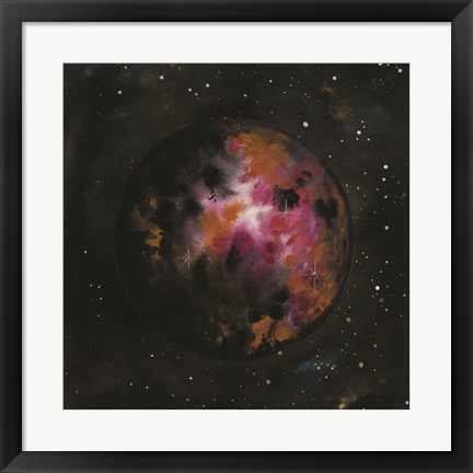 Framed Celestial Planet Print