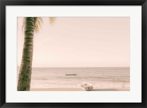 Framed Dominican Fishing Boats Print