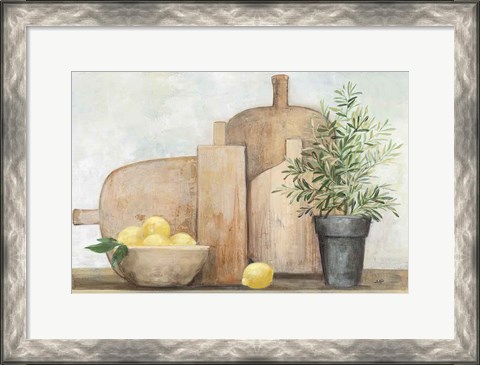 Framed Rustic Kitchen Print