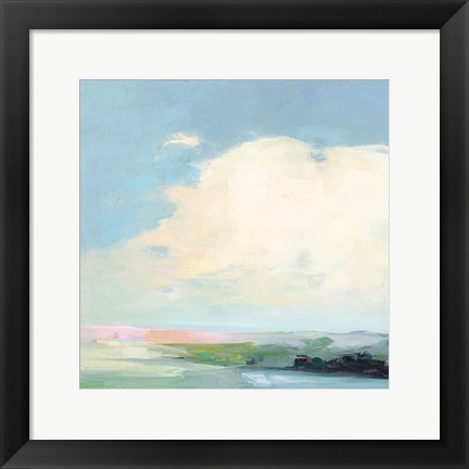 Framed Colorful Horizon II Bright Print
