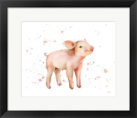 Framed Sweet Piggy Print