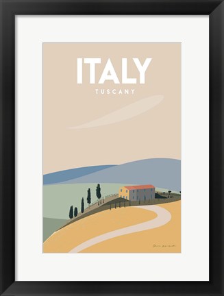 Framed Italy Print