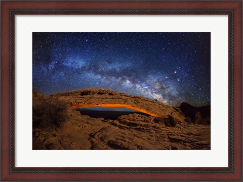 Framed Milky Way Mesa Arch Print