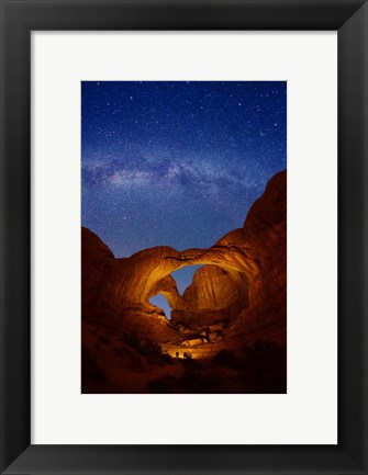 Framed Double Arch Stars Print