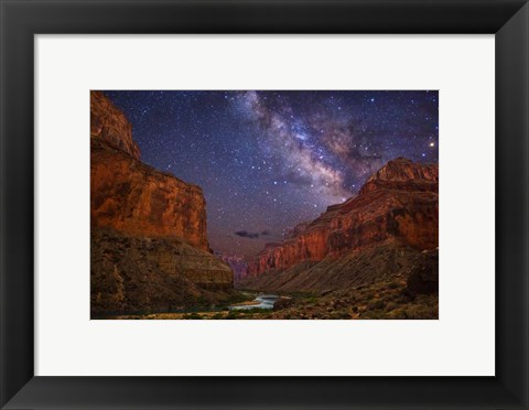 Framed Grand Canyon Stars from Nankoweap Print