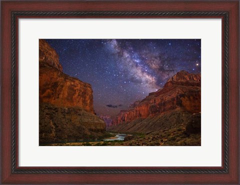 Framed Grand Canyon Stars from Nankoweap Print