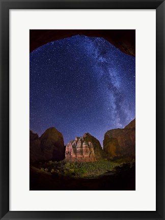 Framed Stars over the Organ Zion Print