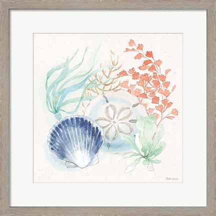 Framed Seaside II Print