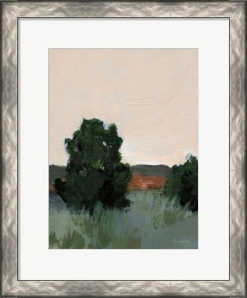 Framed Desert Green Print