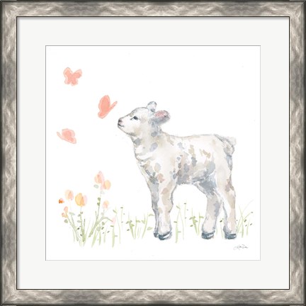 Framed Spring Lamb IV Print