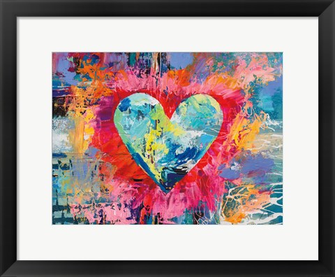 Framed Passionate Love Print