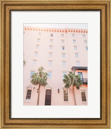 Framed Sunkissed Hotel Print