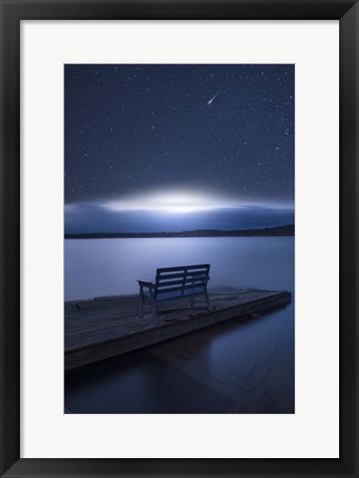 Framed Galactic Impact Print