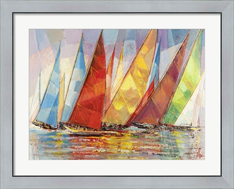 Framed Regata Estiva Print