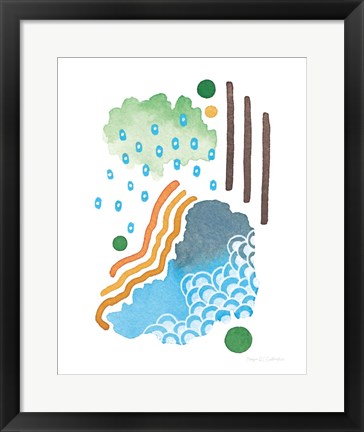 Framed Abstract Day II Print