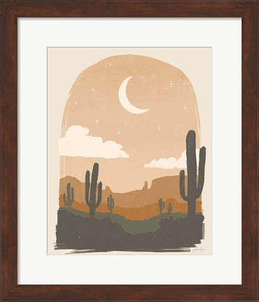 Framed Warm Desert II Print