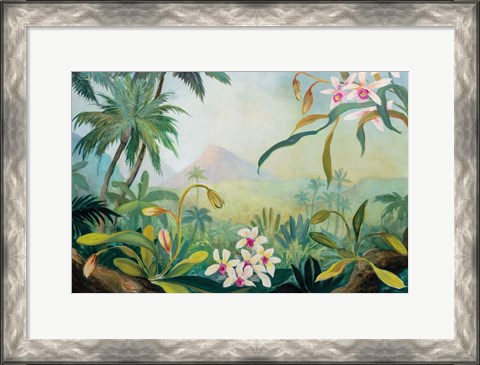 Framed Dreamy Tropics Print
