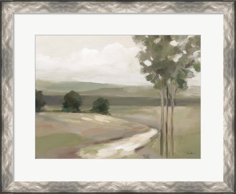 Framed Olive Trees Print