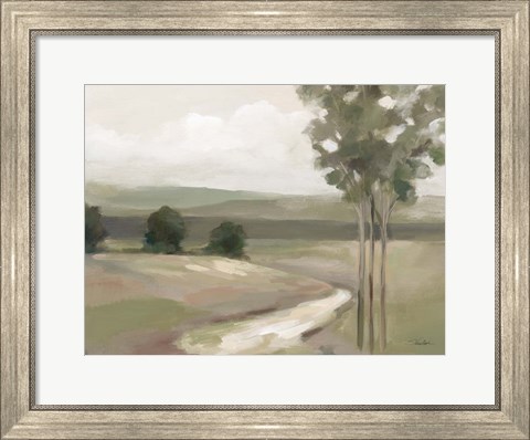 Framed Olive Trees Print