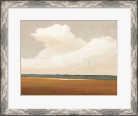 Framed Prairie Summer Terracotta Print