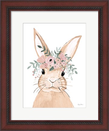 Framed Sweet Rabbit Brown Print