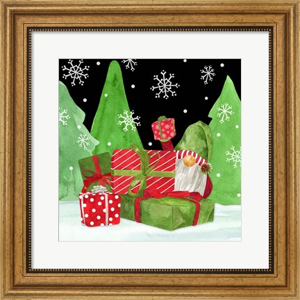 Framed Gnome for Christmas I-Gifts Print