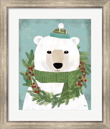 Framed Holiday Likeness II Festive Print