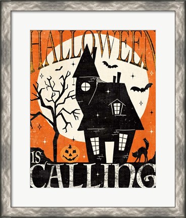 Framed Halloween is Calling III Print