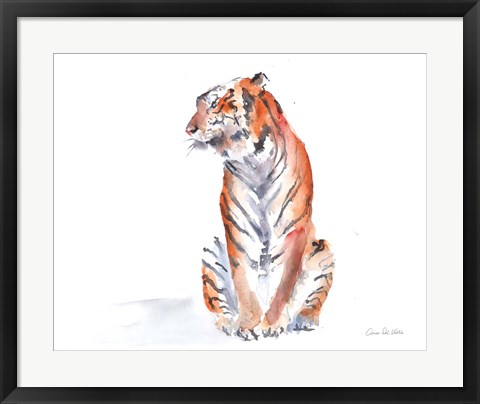Framed Wild Tiger II Print