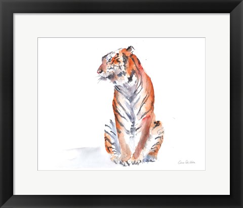 Framed Wild Tiger II Print