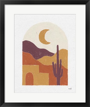 Framed Desert Window I Print