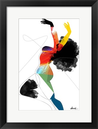 Framed Vivid Woman - Liberated Print