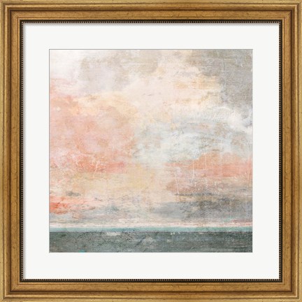 Framed Grey Sea Print