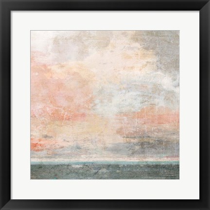Framed Grey Sea Print