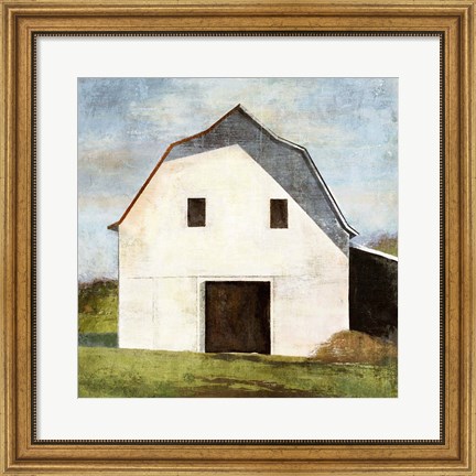 Framed Hay Barn Print