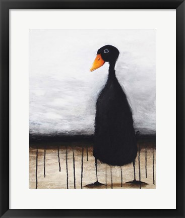 Framed Black Duck Print