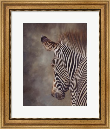 Framed Zebra Side Final Print