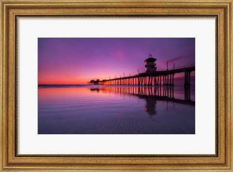 Framed Huntington Beach Print