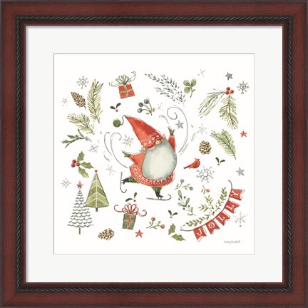 Framed Everyday Gnomes XII-Holiday Print