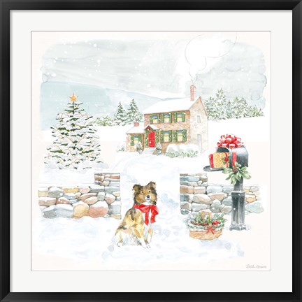 Framed Home For The Holidays II Print
