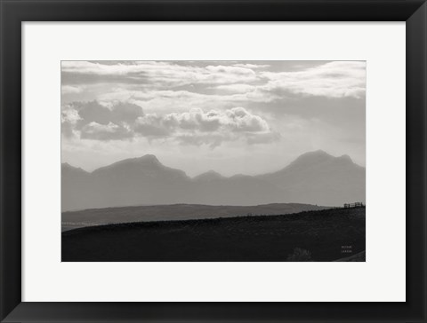 Framed Mountain Layers Print
