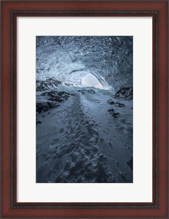 Framed Ice Cave, Kluane National Park, Yukon, Canada Print